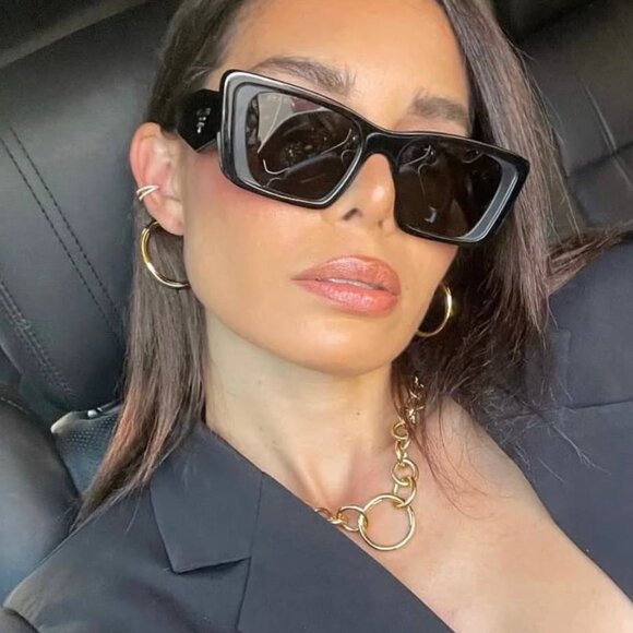 💯 NEW PRADA PR08YS 1AB5S0 BLACK/GREY SUNGLASSES - Picture 7 of 13